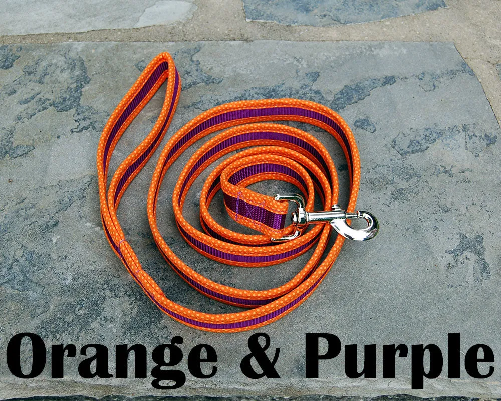 Dog Leash Orange&Purple