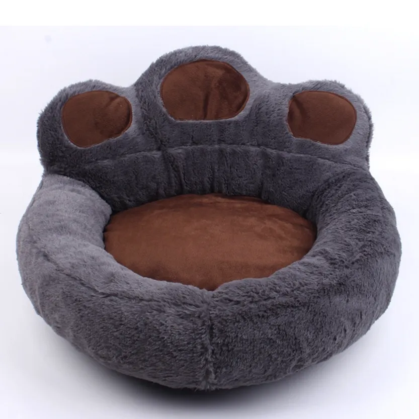 Funki Buys | Pet Beds | Cute Fluffy Paw Shaped Dog Cat Beds