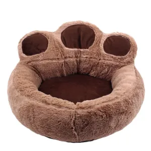 Funki Buys | Pet Beds | Cute Fluffy Paw Shaped Dog Cat Beds
