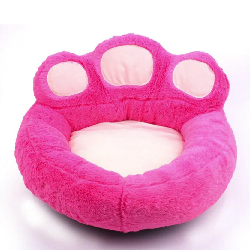 Funki Buys | Pet Beds | Cute Fluffy Paw Shaped Dog Cat Beds