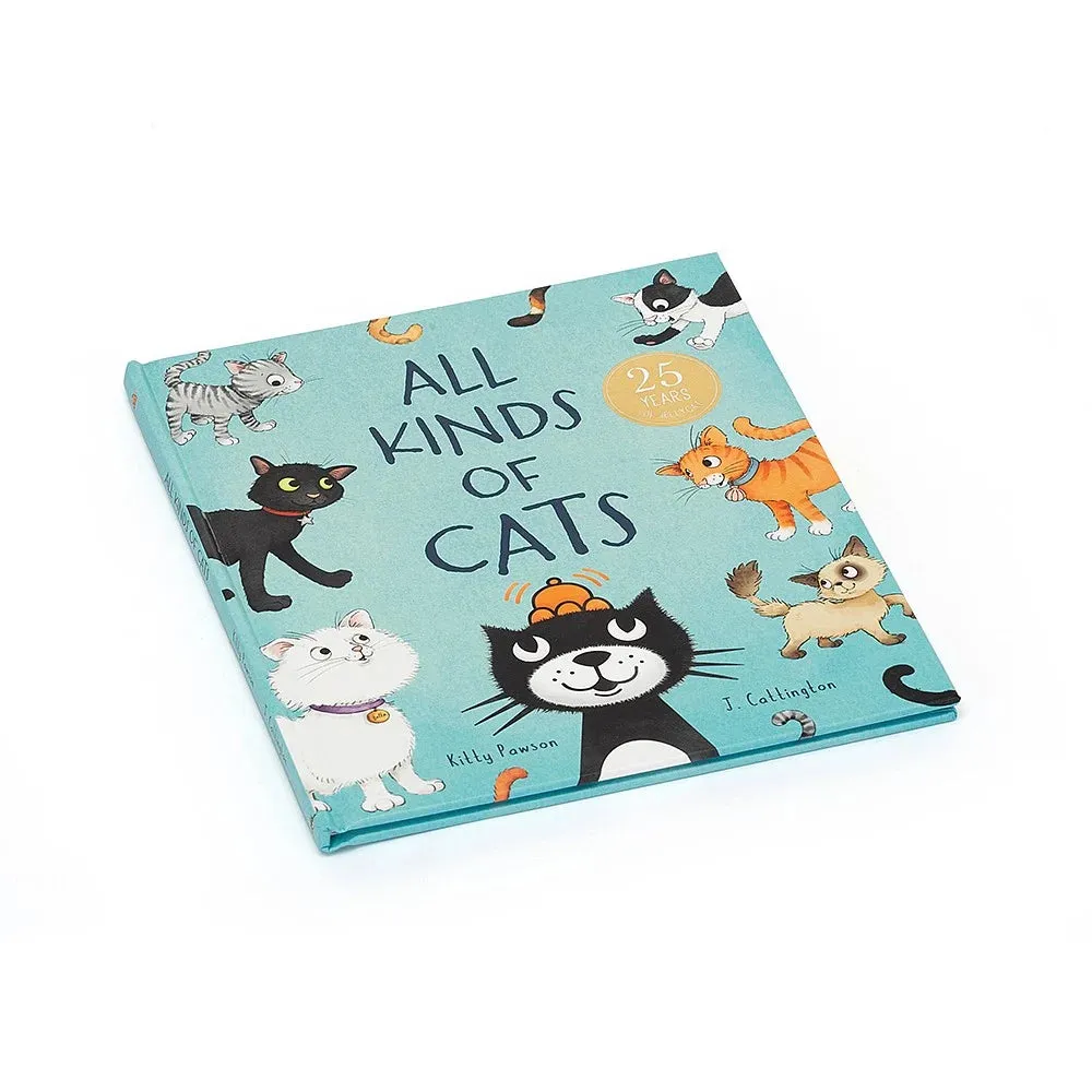 Jellycat All Kinds of Cats Book (Jellycat 25th Anniversary & Heritage Collection)