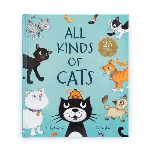 Jellycat All Kinds of Cats Book (Jellycat 25th Anniversary & Heritage Collection)