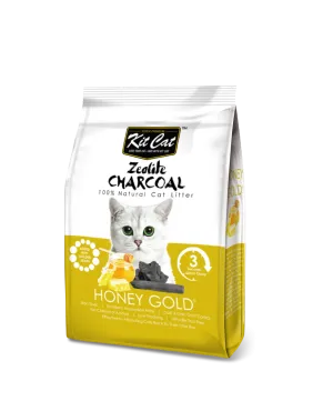 Kit Cat Zeolite Charcoal Honey Gold 4kg