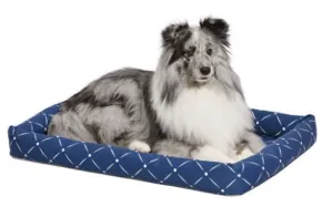 Midwest 30 IN. COUTURE ASHTON BOLSTER BED - BLUE