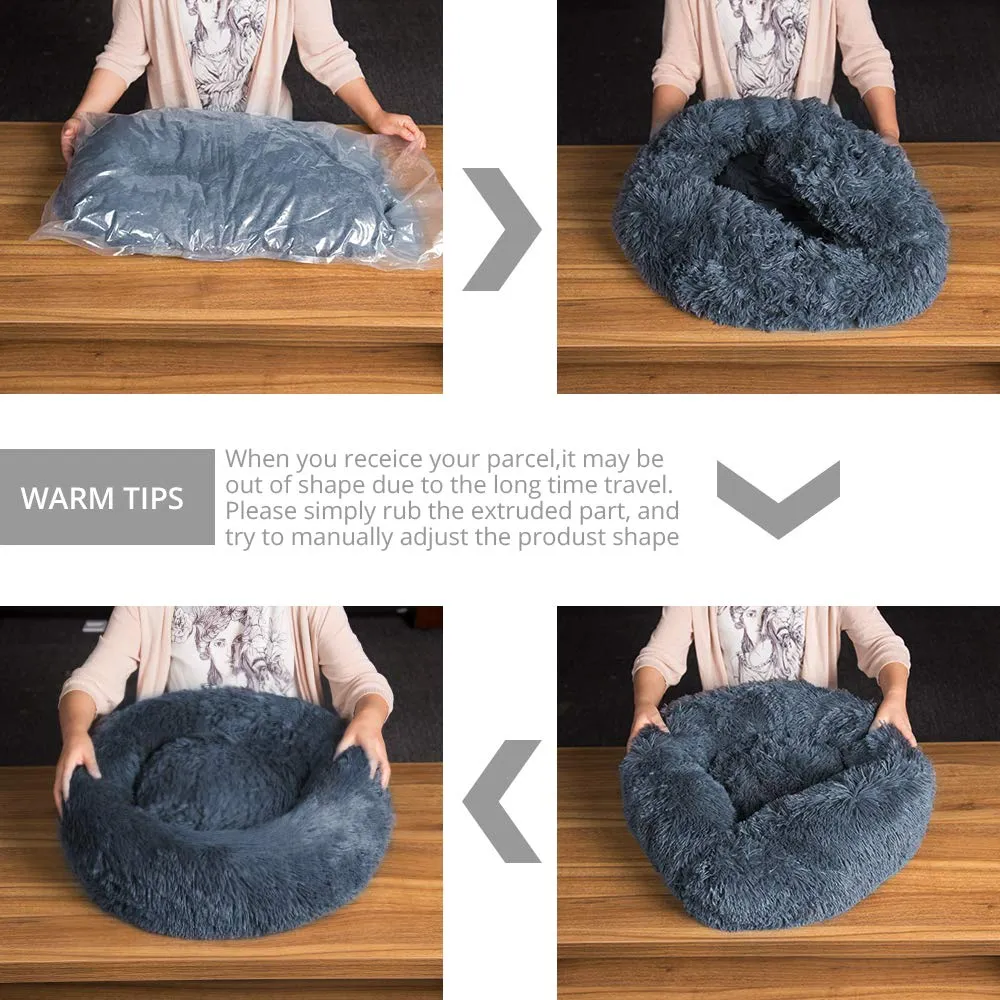 Pat and Pet Emporium | Pet Beds | Dog Bed Soft Donut Cuddler