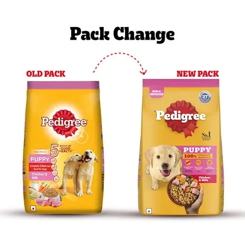 Pedigree Chicken and Milk Puppy Dog Dry Food (Limited Shelf Life)