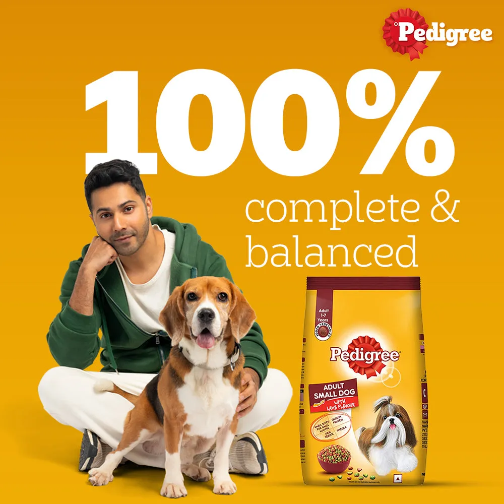 Pedigree Lamb & Veg Flavour Adult Small Dog Dry Food
