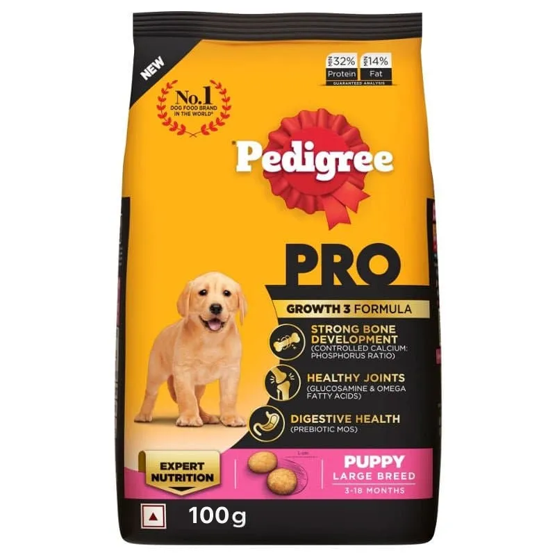 Pedigree PRO Expert Nutrition for Large Breed Puppy(3 to 18 Months) Dry Food
