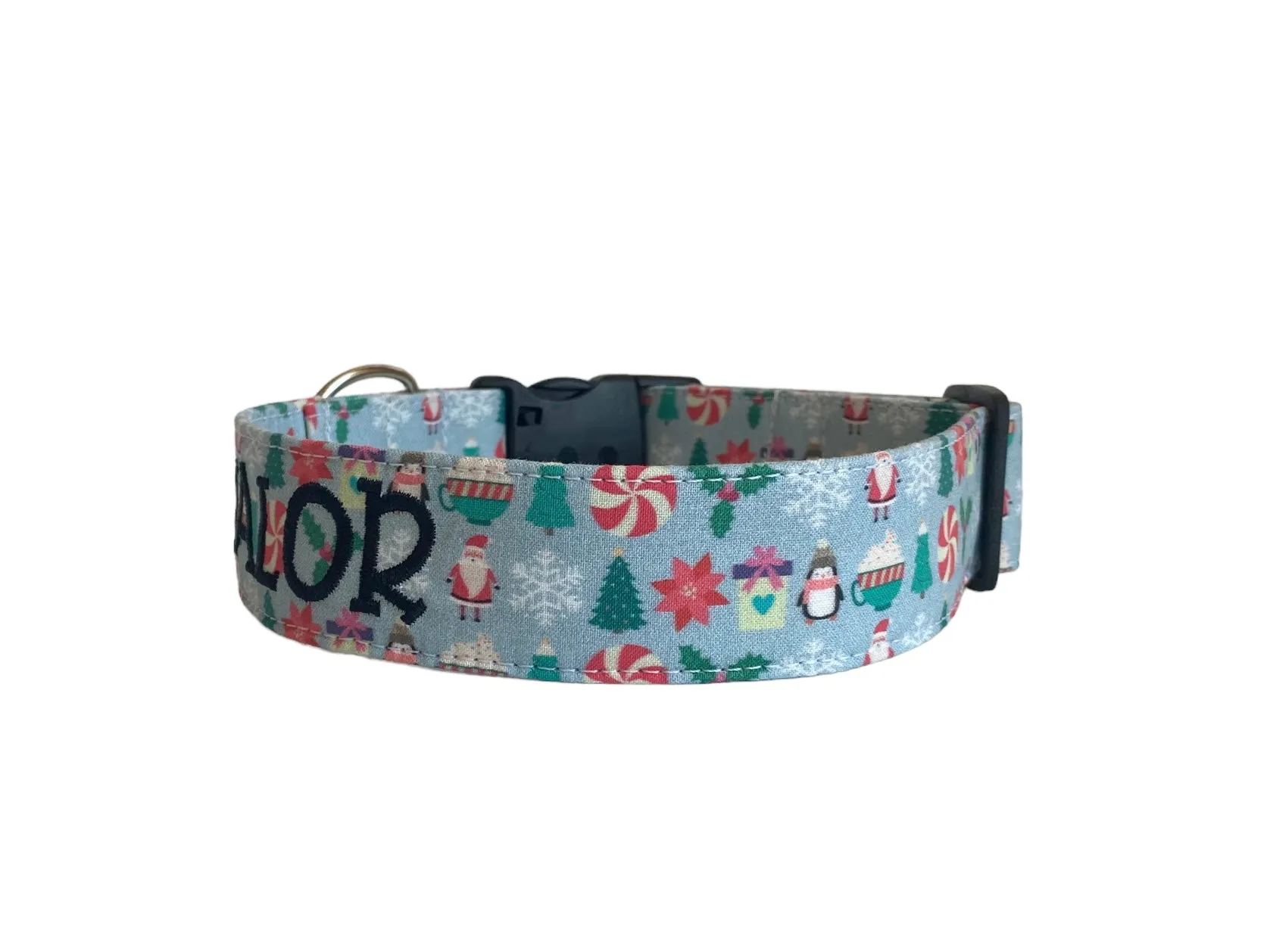 Personalized Dog Collar | Christmas Cheer Dog Collar | Duke & Fox®
