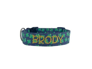 Personalized Dog Collar | Four Leaf Clover Collar | Duke & Fox®