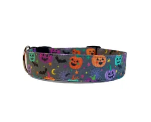 Personalized Dog Collar | Happy Little Pumpkins Halloween Dog Collar | Duke & Fox
