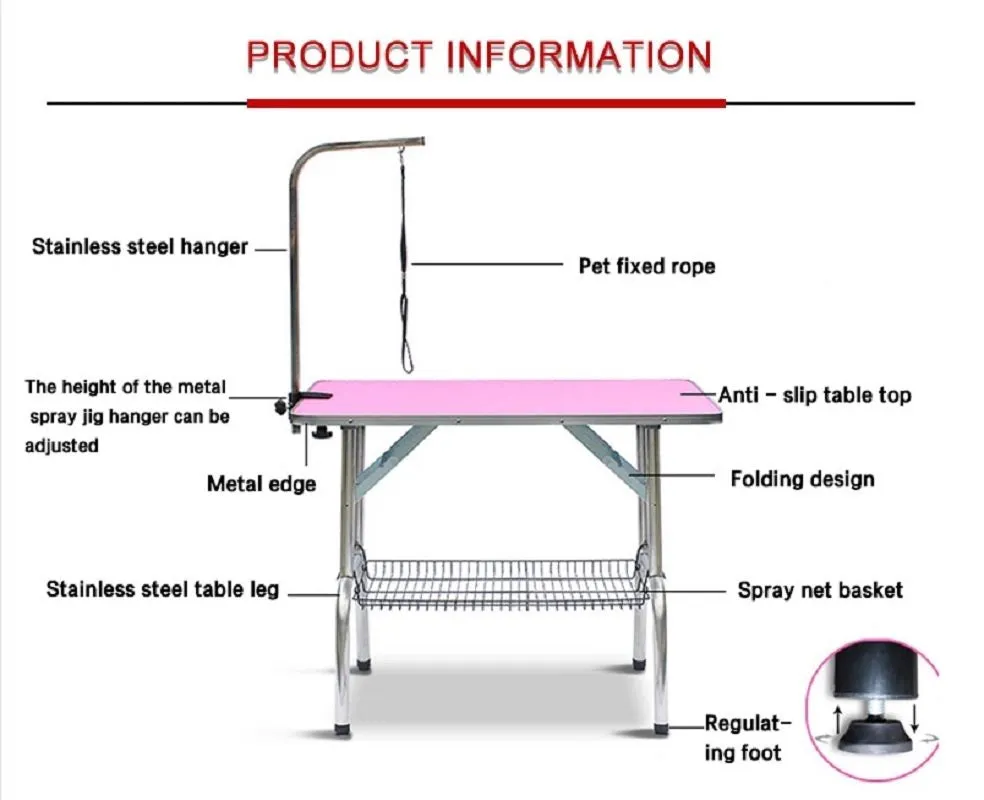 Pet Dog Grooming Table