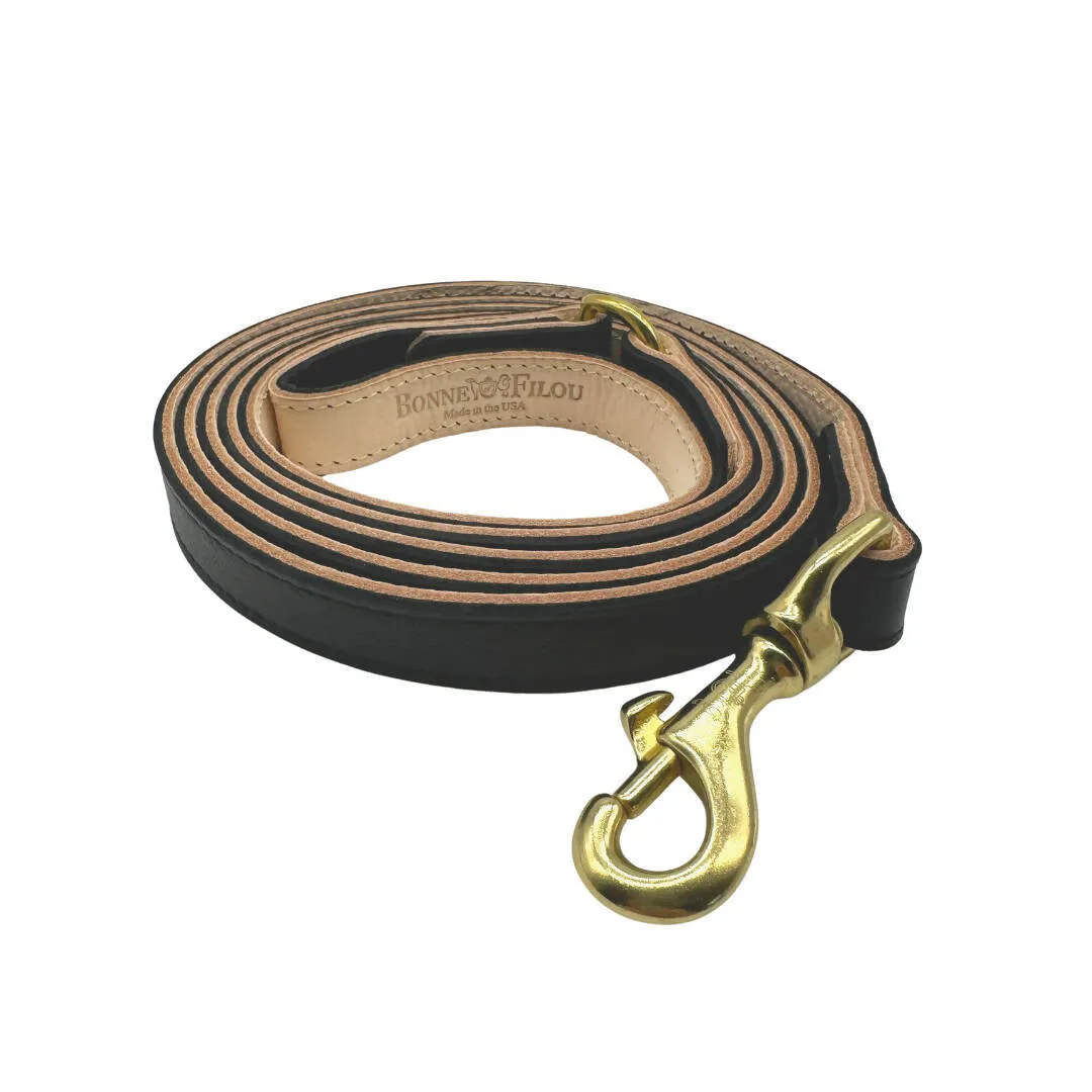 Plain Leather Dog Leashes