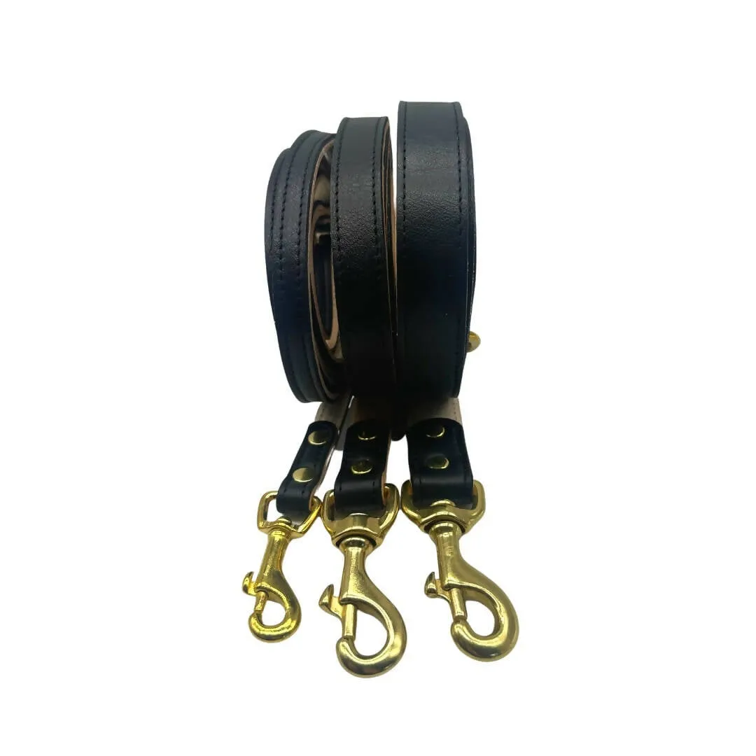 Plain Leather Dog Leashes
