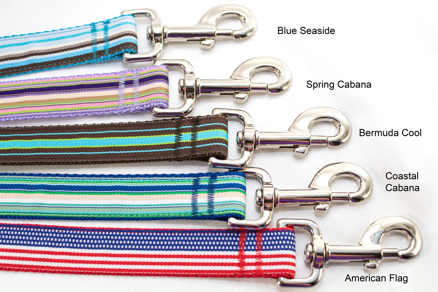Preppy Striped 1" Leashes