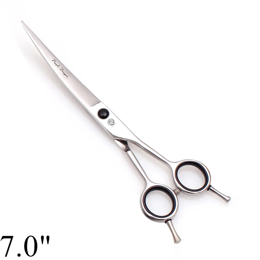 Professional Curved Pet Grooming Scissors - Stainless Steel