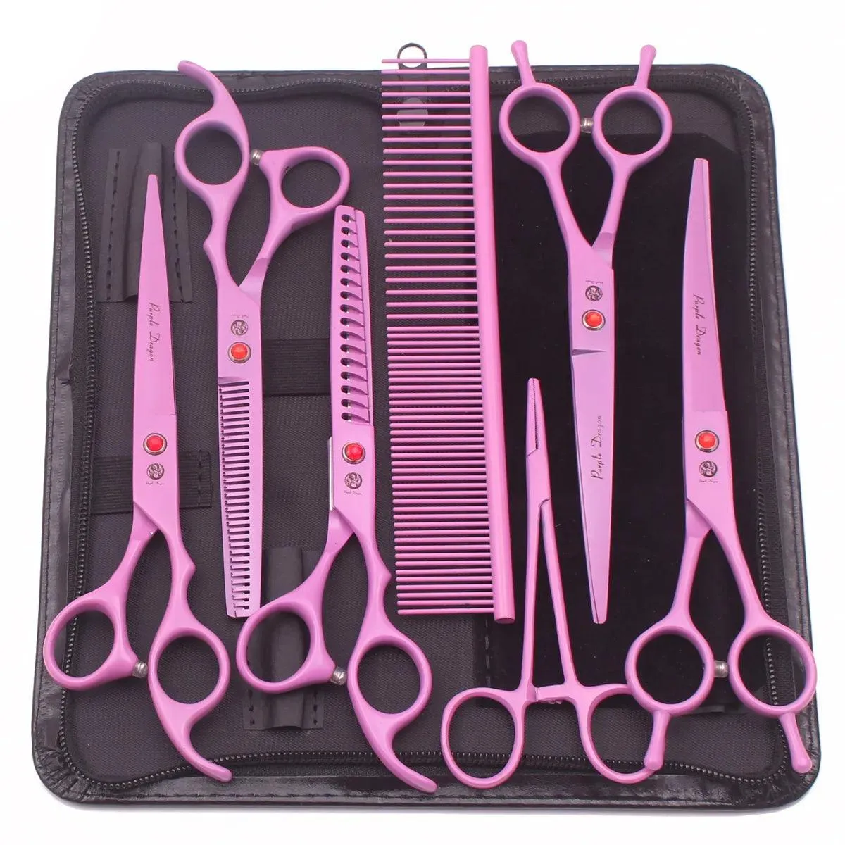 Purple Dragon Grooming Scissors 7" & 6.5"