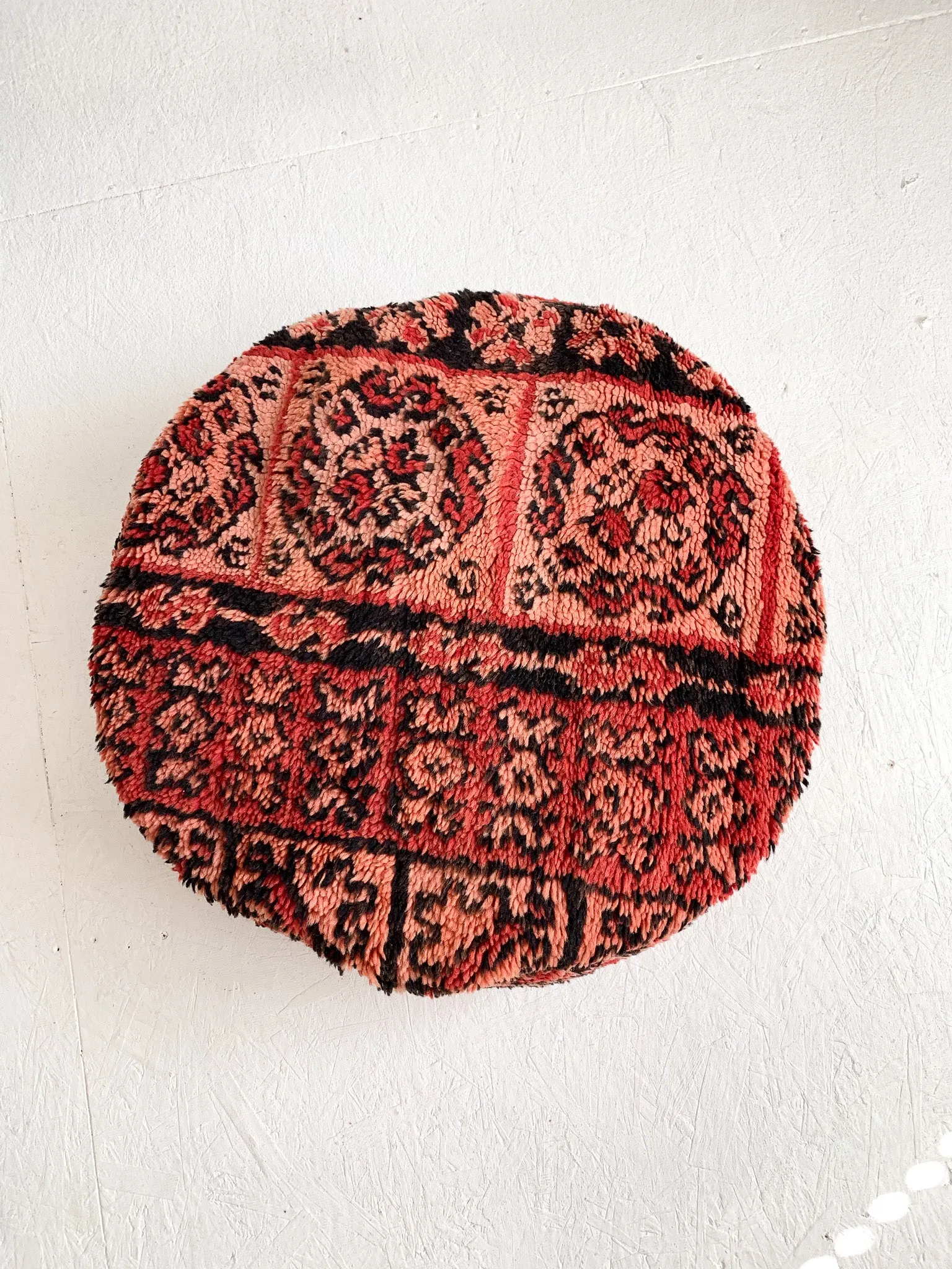 Reserved for Frankie! Moroccan Rug Floor Pouf / Pet Bed #338