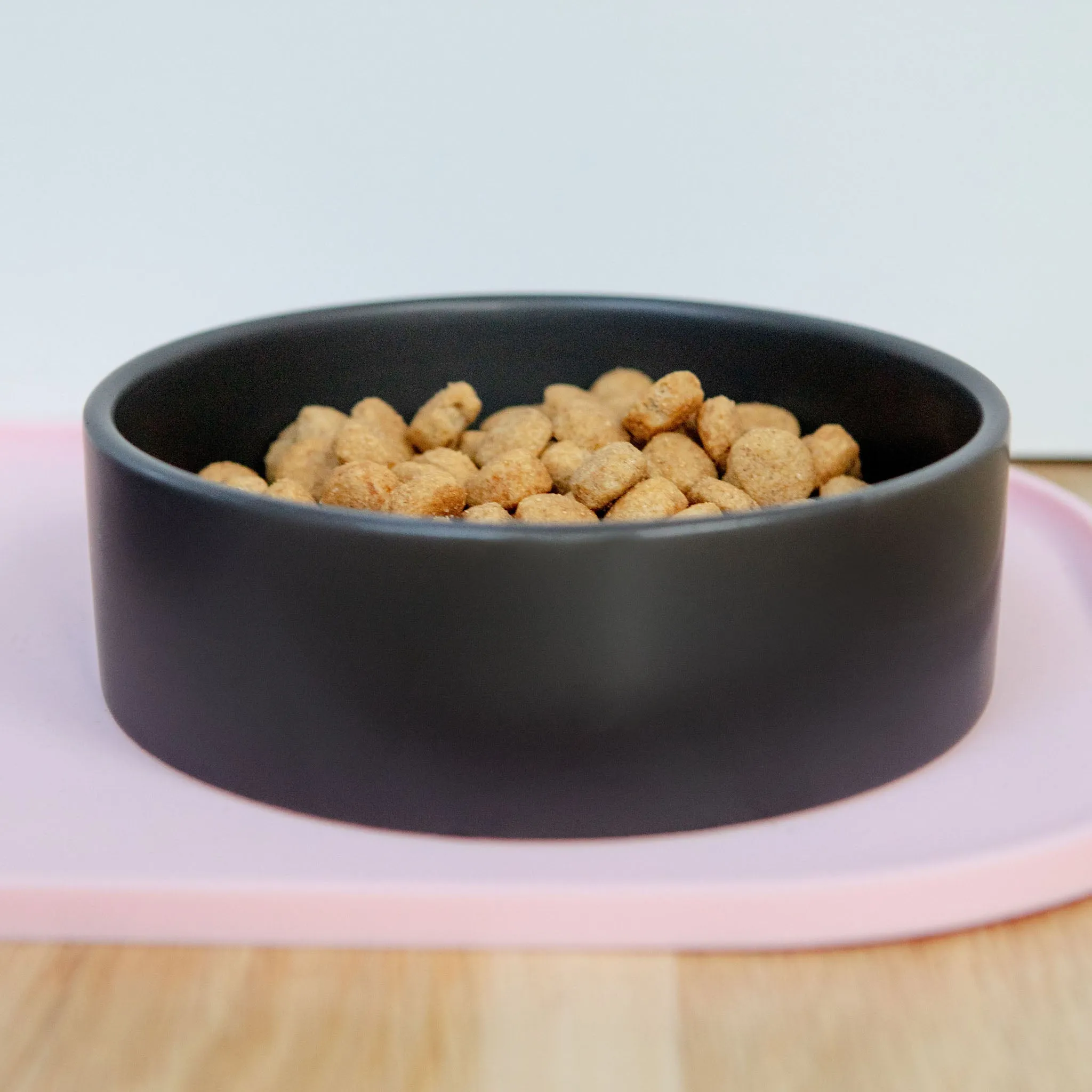 The Hugo Ceramic Pet Bowl in Black