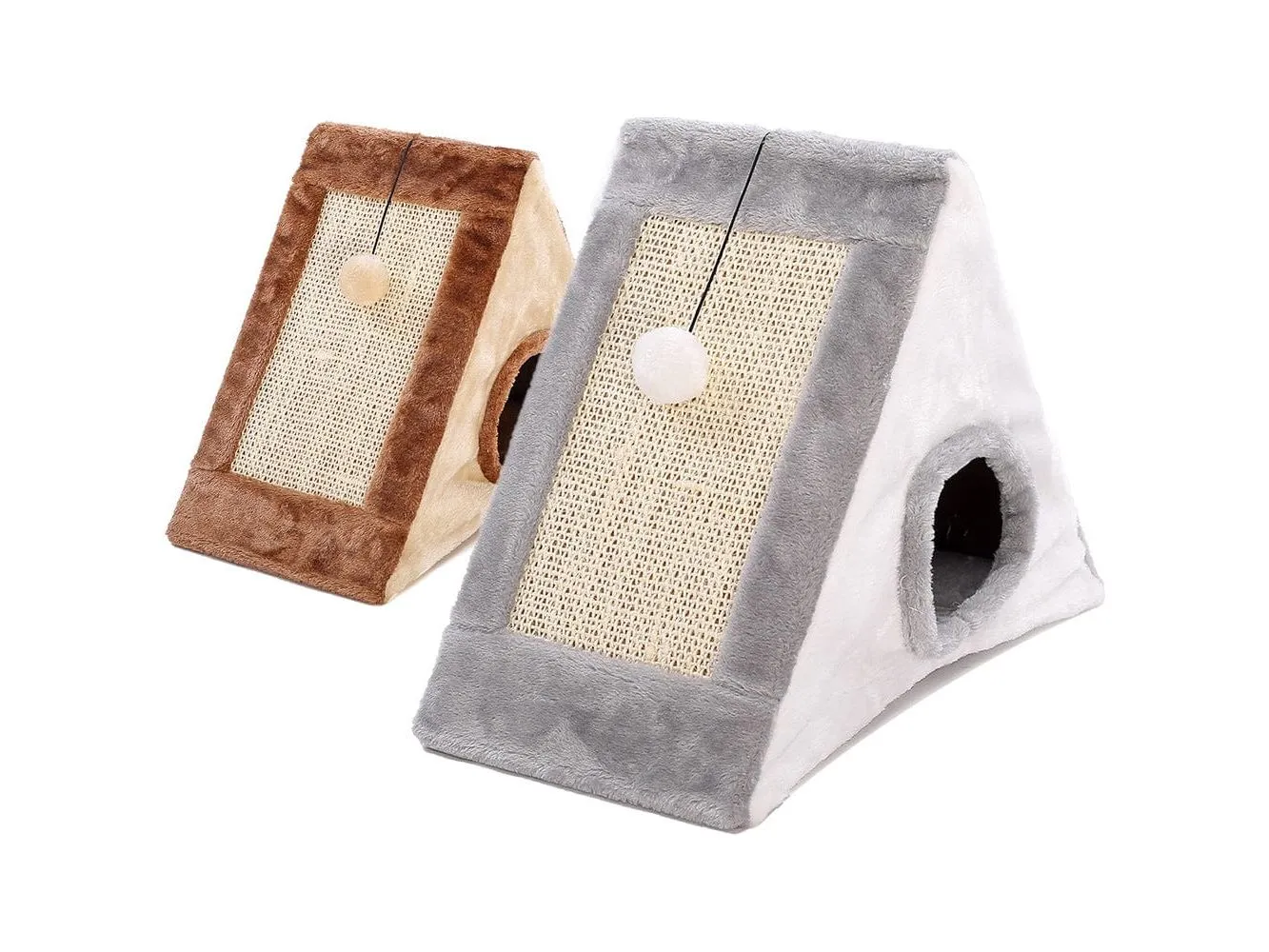Triangular Grinding Claw Cat Climbing Frame 55x27x50Cm