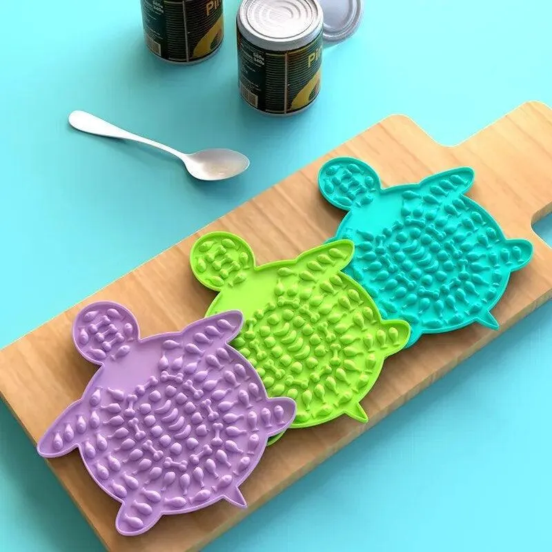Turtle Treats Silicone Lick Mat