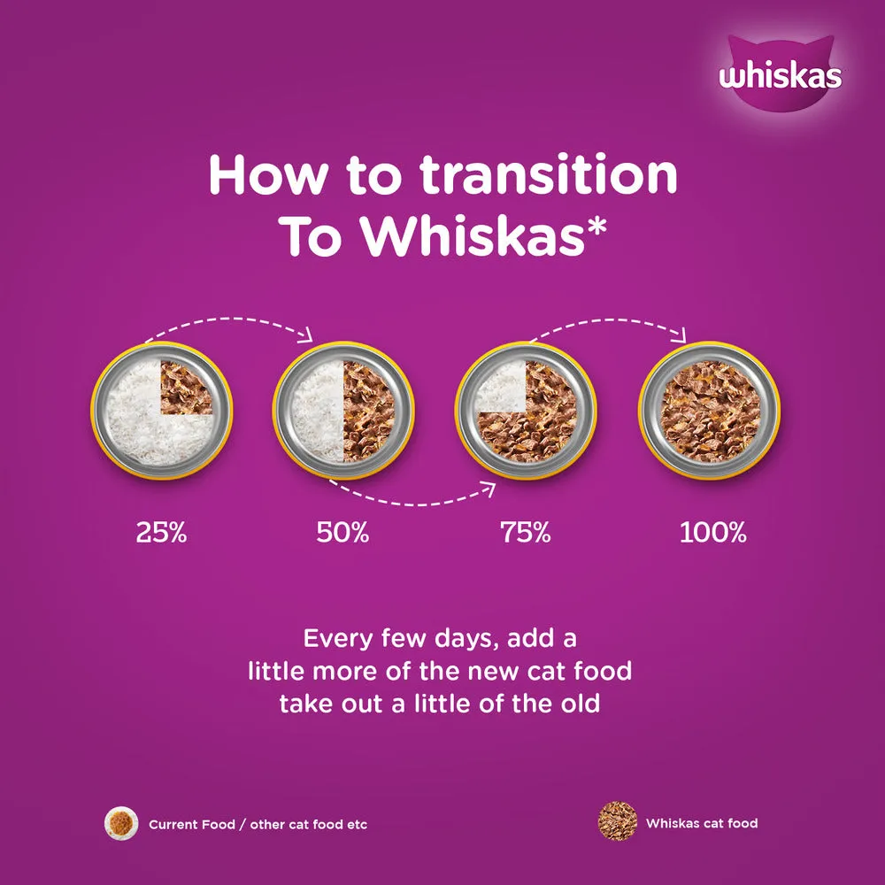 Whiskas Chicken with Salmon in Jelly Kitten (2-12 Months) Cat Wet Food