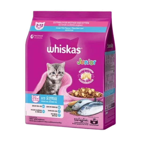 WHISKAS JUNIOR OCEAN FISH FLAVOUR 1.1KG