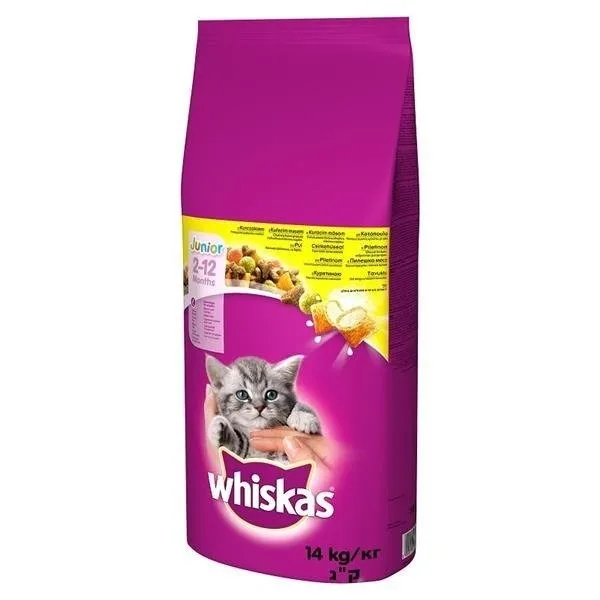 Whiskas Junior With Chicken - Dry Cat Food - 14Kg